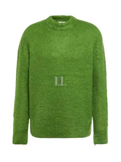 Mohair Wool Jumper Knit Top Green - ACNE STUDIOS - BALAAN 2