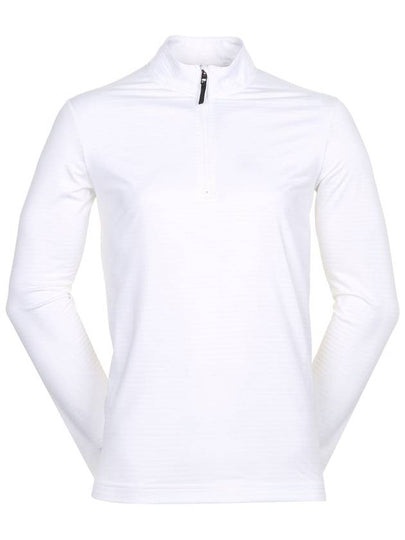 Golf Dri Fit Victory Half Zip Long Sleeve T-Shirt White - NIKE - BALAAN 2