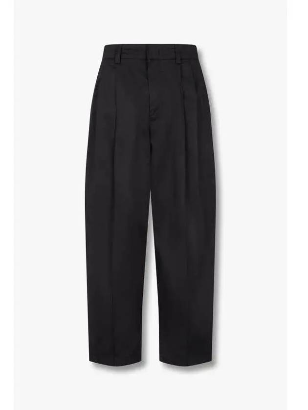 Men s Easy Pintuck Tapered Pants Black - EMPORIO ARMANI - BALAAN 1