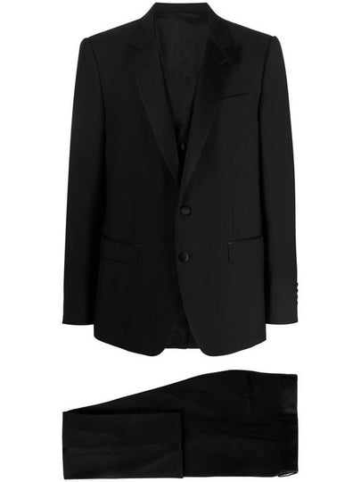 24 ss Virgin Wool Blend Tuxedo WITH Vest Satin PROFILES GK2WMTGG829N0000 B0651012459 - DOLCE&GABBANA - BALAAN 2