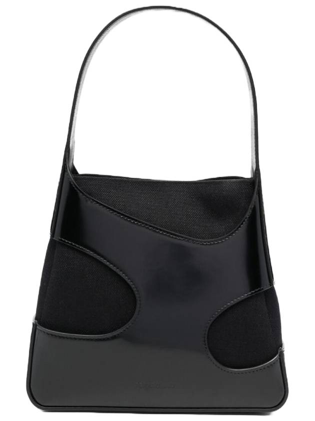 Cut-Out Detail Small Shoulder Bag Black - SALVATORE FERRAGAMO - BALAAN 1