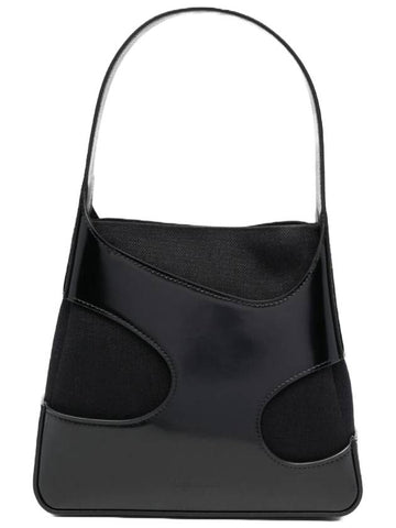 Cut-Out Detail Small Shoulder Bag Black - SALVATORE FERRAGAMO - BALAAN 1