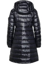 Women's Amintore Long Down Padding Navy - MONCLER - BALAAN 4