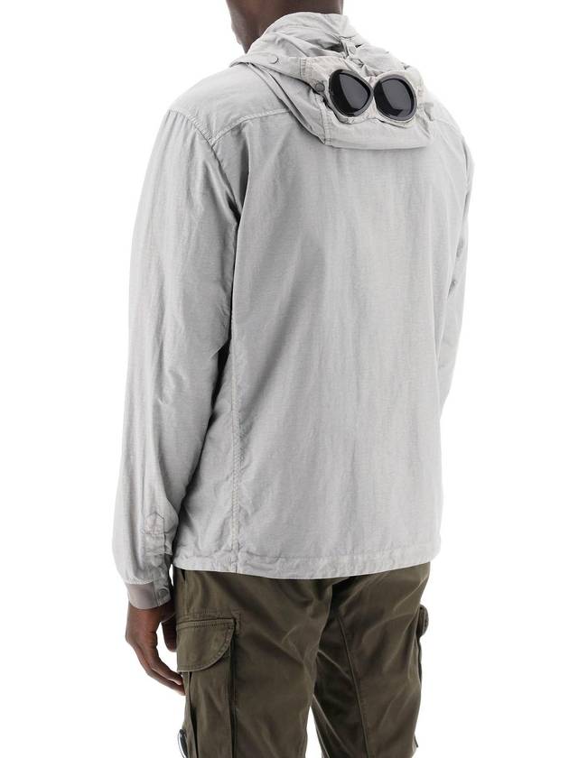 Flatt Nylon Goggle Over Long Sleeve Shirt Grey - CP COMPANY - BALAAN 4