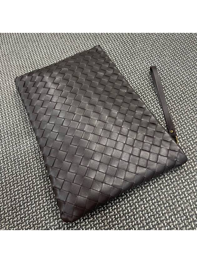 Intrecciato Large Clutch Bag Potion - BOTTEGA VENETA - BALAAN 4