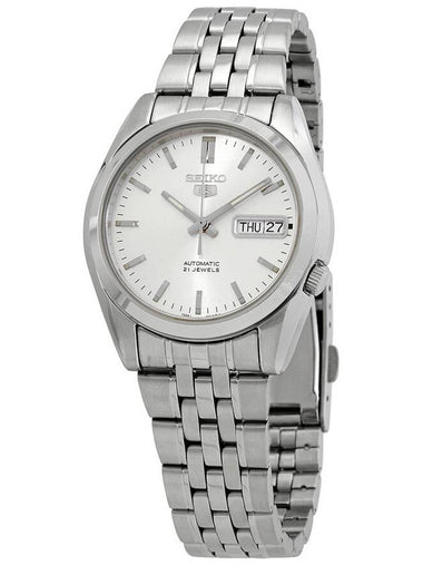 Seiko Series 5 Automatic Silver Dial Men's Watch SNK355K - SEIKO - BALAAN 1