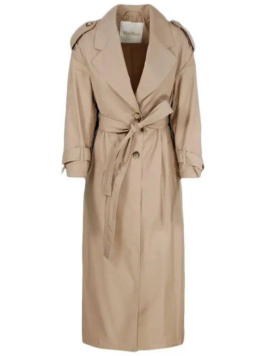 The Cube Belt Trench Coat Beige - MAX MARA - BALAAN 2