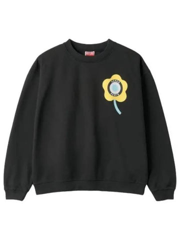 Target Regular Sweatshirt Black T Shirt - KENZO - BALAAN 1