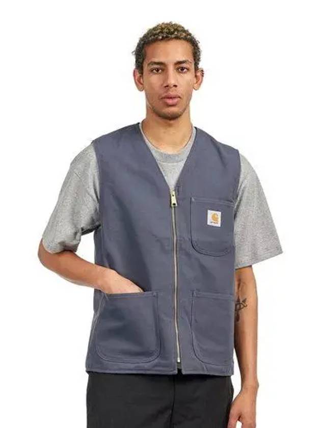 Arbor Cotton Canvas Vest Grey - CARHARTT WIP - BALAAN 2