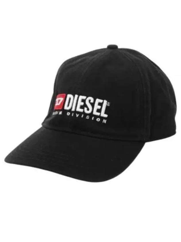 Corry Div Wash Logo Embroidery Base Ball Cap Black - DIESEL - BALAAN 2