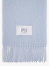 Baby Alpaca Muffler Blue - MAISON KITSUNE - BALAAN 3