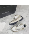 Fabric Laminated Low Top Sneakers Gold - CHANEL - BALAAN 6