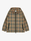 Check Hooded Jacket Archive Beige - BURBERRY - BALAAN 2