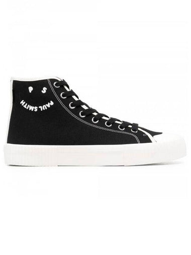 Kibby Happy High Top High Top Sneakers Black - PAUL SMITH - BALAAN 1