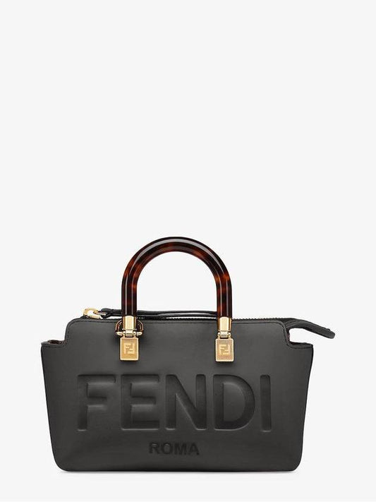 By The Way Small Leather Tote Bag Black - FENDI - BALAAN 2