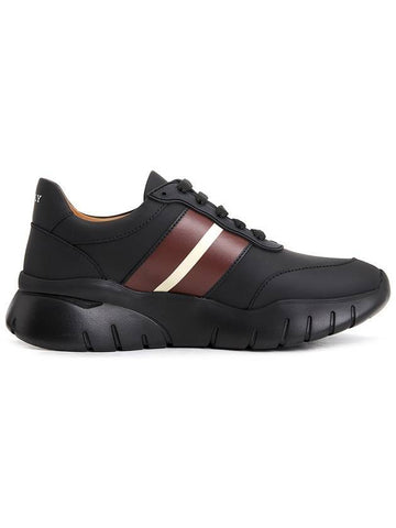 Men's Bronnye Low Top Sneakers Black - BALLY - BALAAN 1