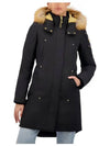 s Women's Grand Metis Fur Down Parka Black - MOOSE KNUCKLES - BALAAN.