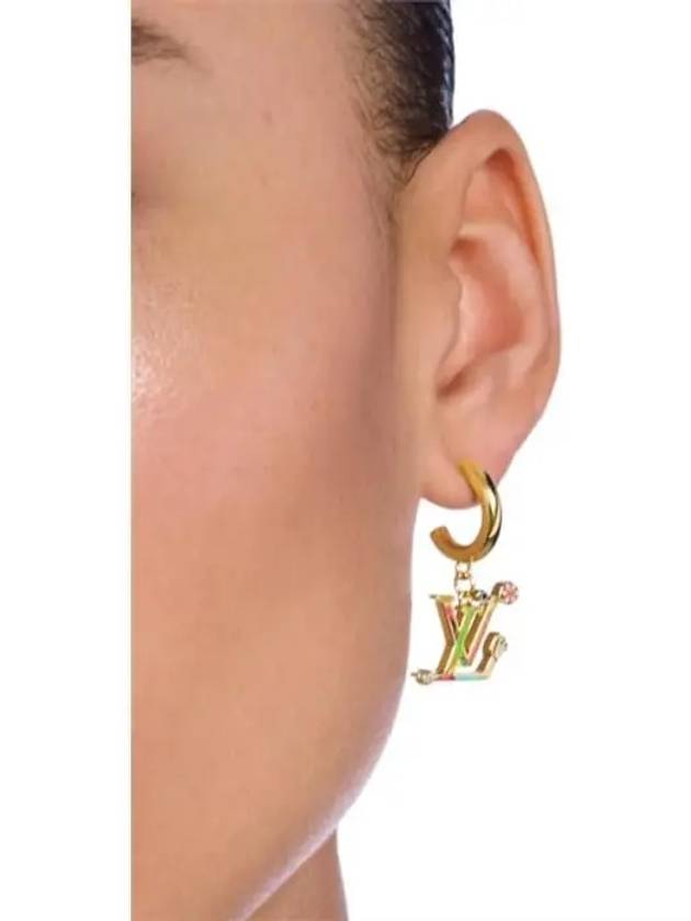 Superflat Earrings Gold - LOUIS VUITTON - BALAAN 6