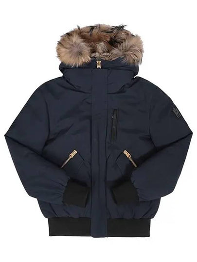 Dixon Nordic Tech Down Natural Fur Bomber Jacket Navy - MACKAGE - BALAAN 2