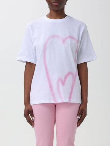 T-shirt Sportmax con stampa cuori - MAX MARA SPORTMAX - BALAAN 1