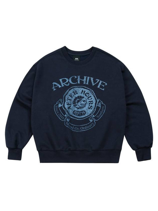 Archive Balloon Over SweatshirtNavy - MOO - BALAAN 2