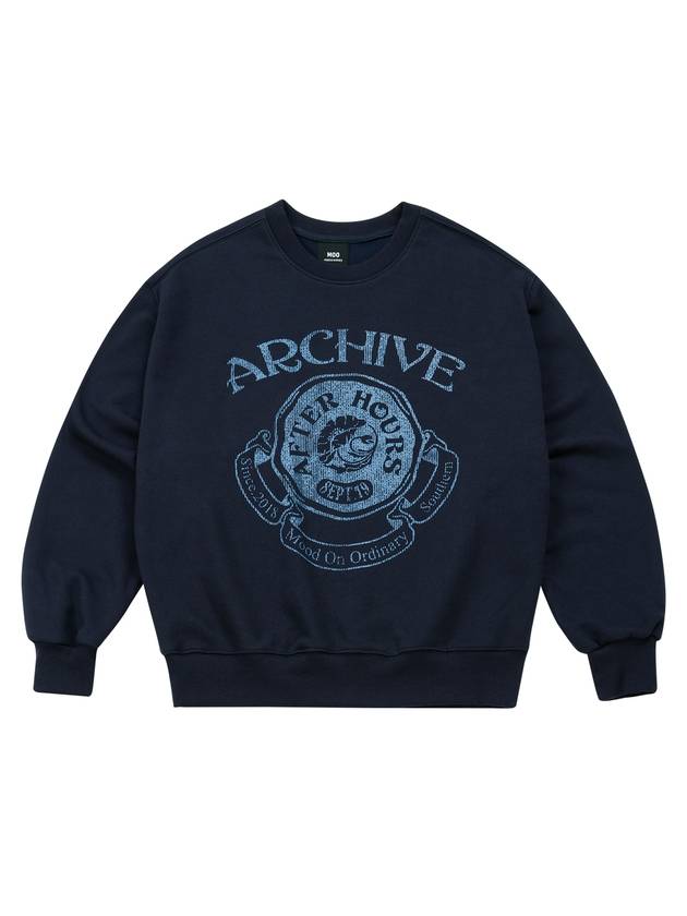 Archive Balloon Over Sweatshirt Navy - MOO - BALAAN 1