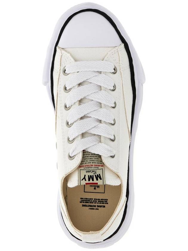 Peterson OG Sole Canvas Low Sneakers White - MAISON MIHARA YASUHIRO - BALAAN 5