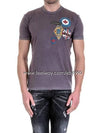 Men's multi-patch short sleeve t-shirt S71GD0517 S22427 814 - DSQUARED2 - BALAAN 8