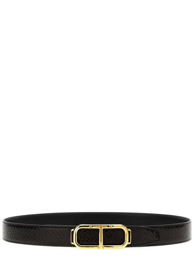 Tom Ford Logo Reversible Belt - TOM FORD - BALAAN 1