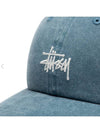 Washed Stock Low Pro Cap Dark Teal 1311043 Washed Stock Low Pro Cap Dark Teal - STUSSY - BALAAN 4