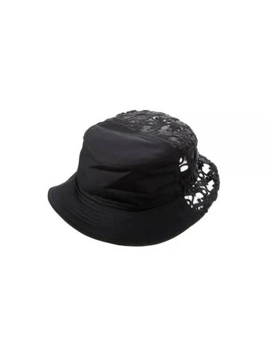 Oblique Matrame Bucket Hat Black - DIOR - BALAAN 2