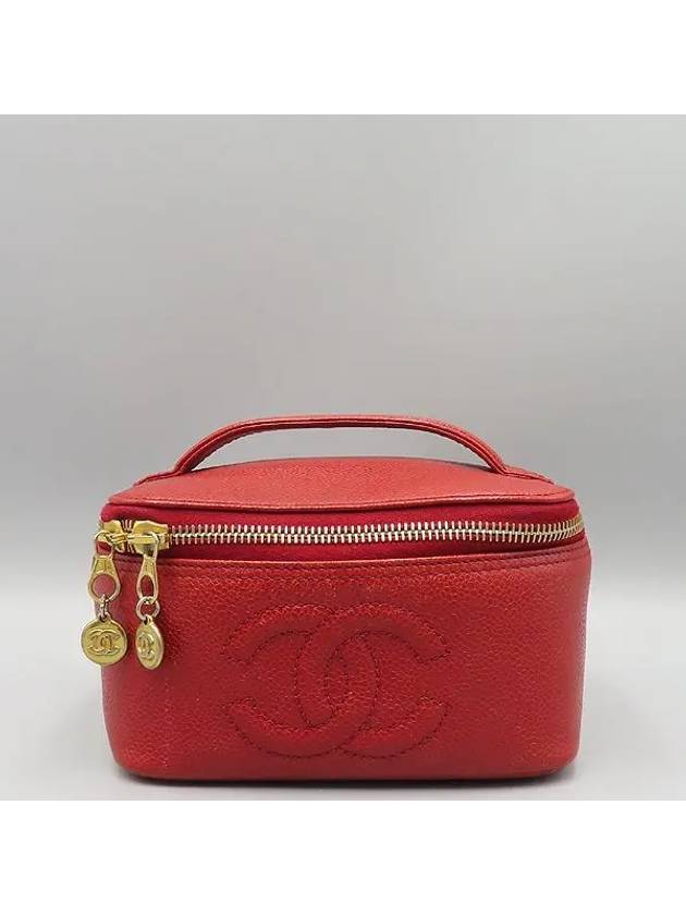 red tote bag - CHANEL - BALAAN 1