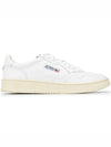 Medalist Leather Low Top Sneakers White - AUTRY - BALAAN 2