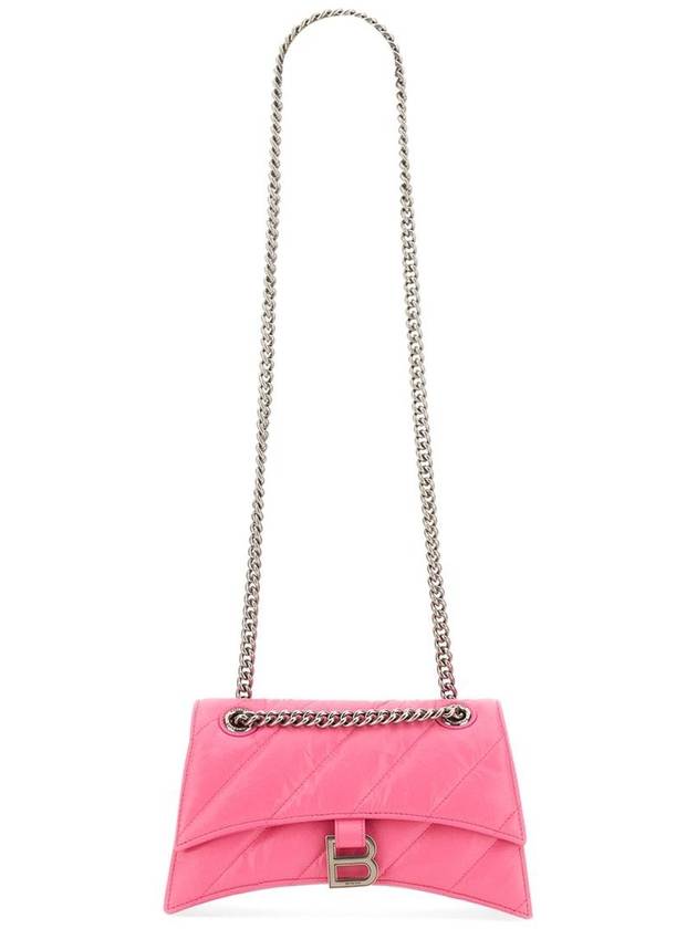 Crush Chain Shoulder Bag Pink - BALENCIAGA - BALAAN 5