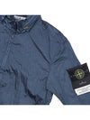 Men's Logo Patch Nylon Metal Zip-up Jacket Avio Blue - STONE ISLAND - BALAAN 5