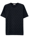 Iconographe Print Cotton Short Sleeve T-Shirt Black - VALENTINO - BALAAN 2