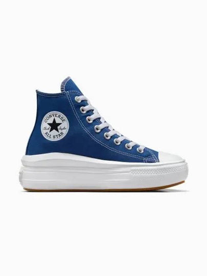 Chuck Taylor All Star Move Platform High Top Sneakers Blue - CONVERSE - BALAAN 2