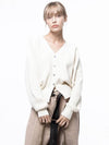 Four Woman Women s Soft Crop Knit Cardigan Ivory W243TP04IV - CHANCE'S NOI - BALAAN 1