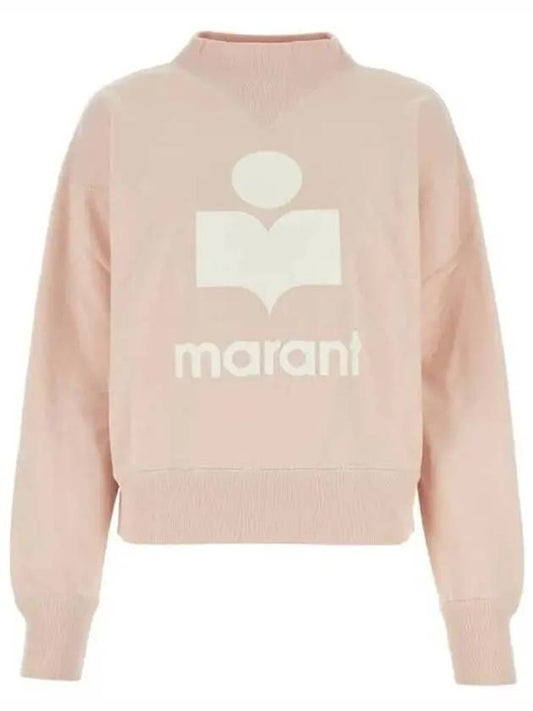 Moby Velvet Logo Sweatshirt SW0003FA A1M07E PREU Other 1022002 - ISABEL MARANT - BALAAN 1