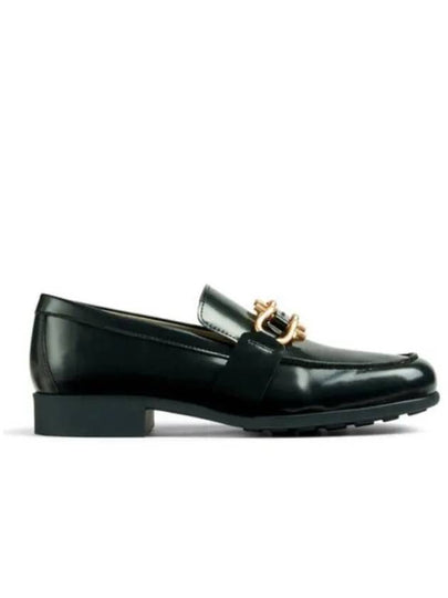 Leather Loafers Dark Green - BOTTEGA VENETA - BALAAN 2