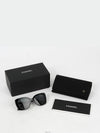 Crystal lettering sunglasses black 74455 - CHANEL - BALAAN 6