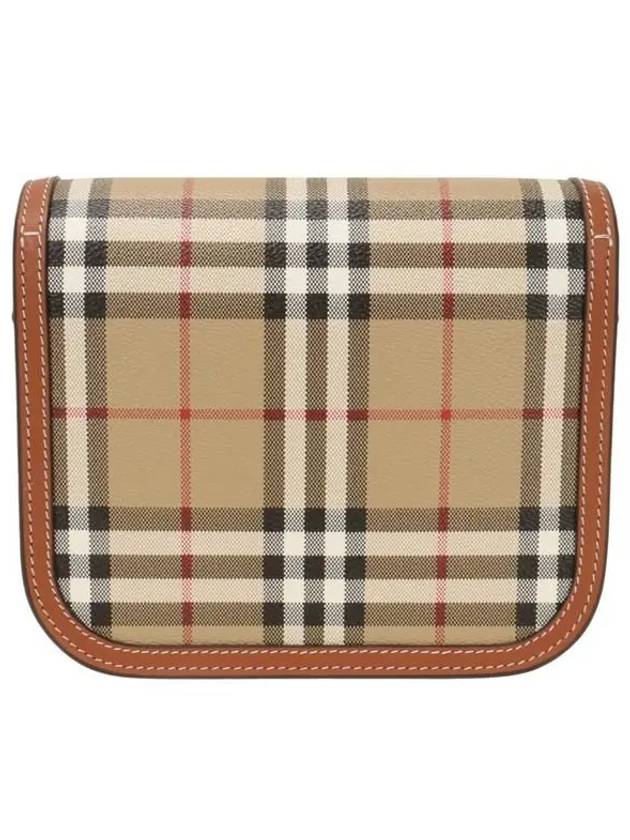 Elizabeth Check Pattern Small Cross Bag Beige - BURBERRY - BALAAN 4