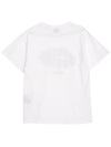 Lips Embroidered Logo Short-Sleeved T-Shirt White - ISABEL MARANT - BALAAN 3