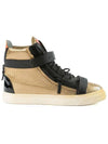 Gold hightop sneakers RM5117 - GIUSEPPE ZANOTTI - BALAAN 1