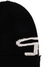 K-Peel Logo Intarsia Beanie Black - DIESEL - BALAAN 4