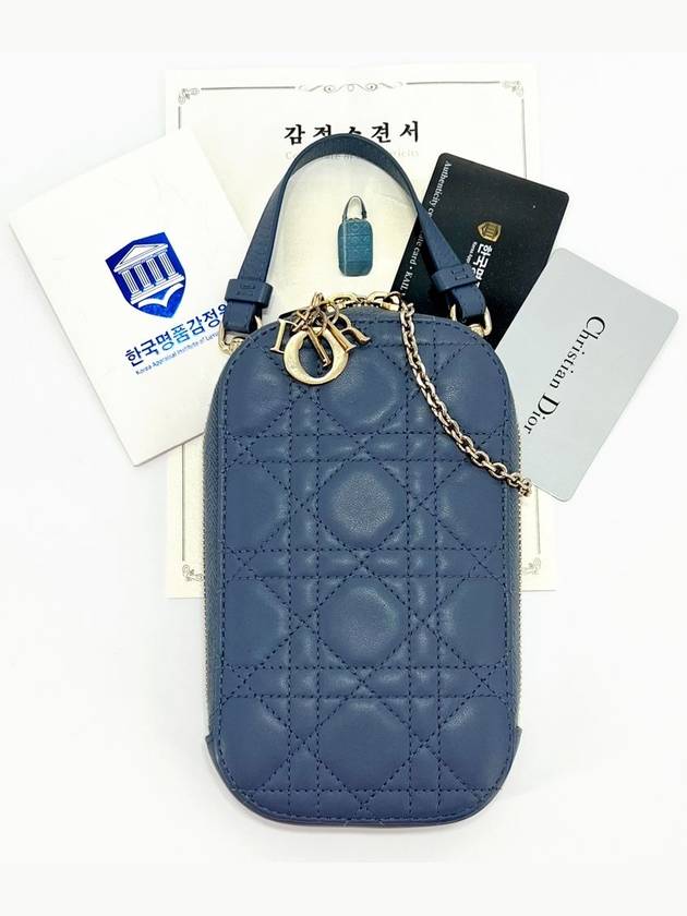 Cannage Lady Phone Holder Bag Cross S0872ONMJ - DIOR - BALAAN 3