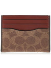 Men's Signature Card Holder 936 TAN RUST - COACH - BALAAN 1