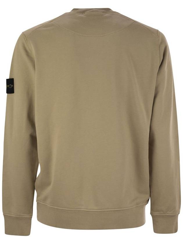 Crew-neck sweatshirt with Stone Island badge - STONE ISLAND - BALAAN 2