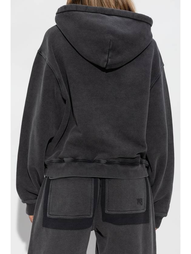 T By Alexander Wang Hoodie, Women's, Grey - ALEXANDER WANG - BALAAN 4