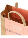 Logo Canvas Baker Out Medium Tote Bag Pink Beige - ACNE STUDIOS - BALAAN 4